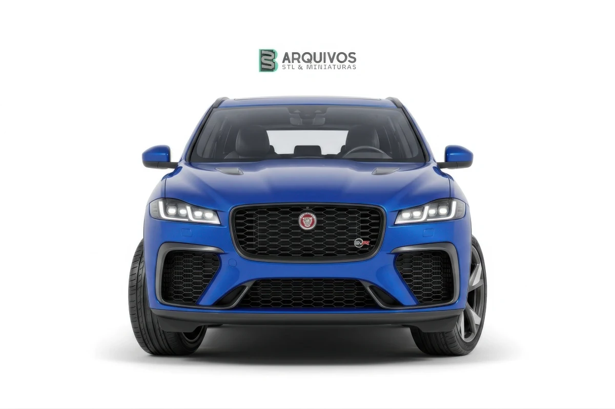 Modelo 3D STL - Jaguar F-Pace SVR 2023 — foto 2